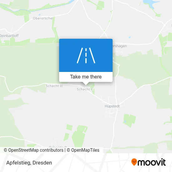 Apfelstieg map