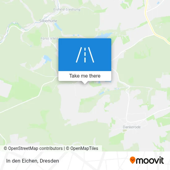 In den Eichen map