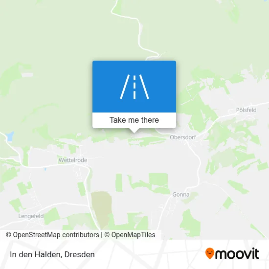 In den Halden map