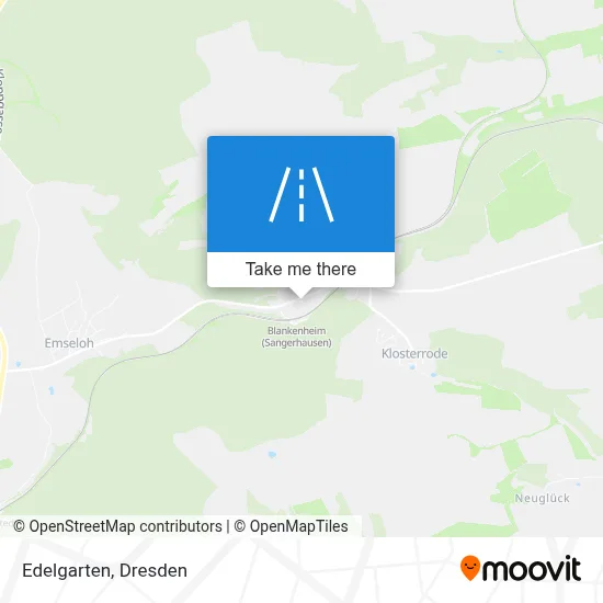 Edelgarten map
