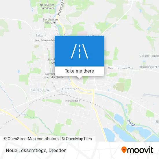 Neue Lesserstiege map