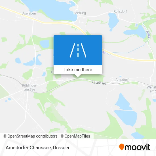 Amsdorfer Chaussee map