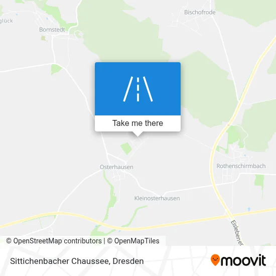 Sittichenbacher Chaussee map