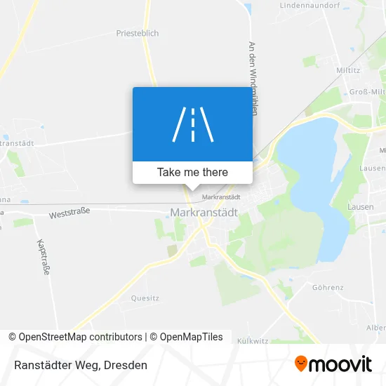 Ranstädter Weg map