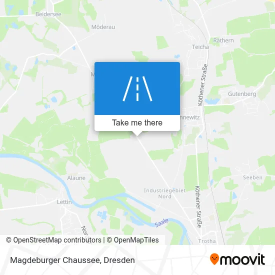 Magdeburger Chaussee map