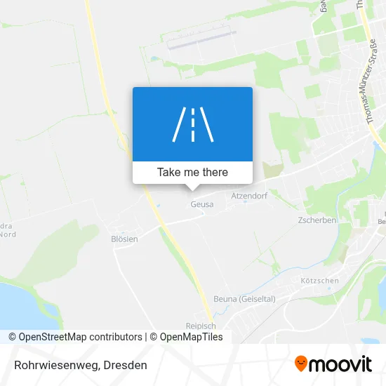 Rohrwiesenweg map