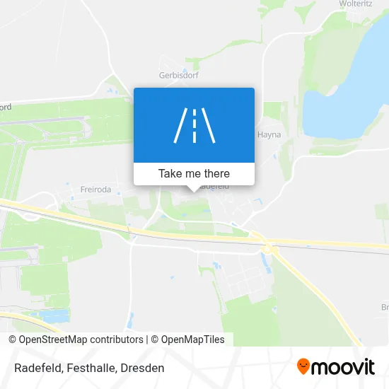 Radefeld, Festhalle map