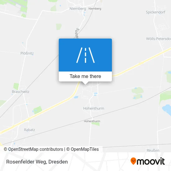 Rosenfelder Weg map