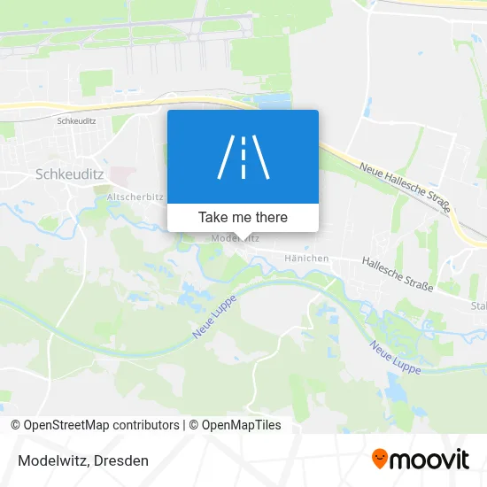 Modelwitz map