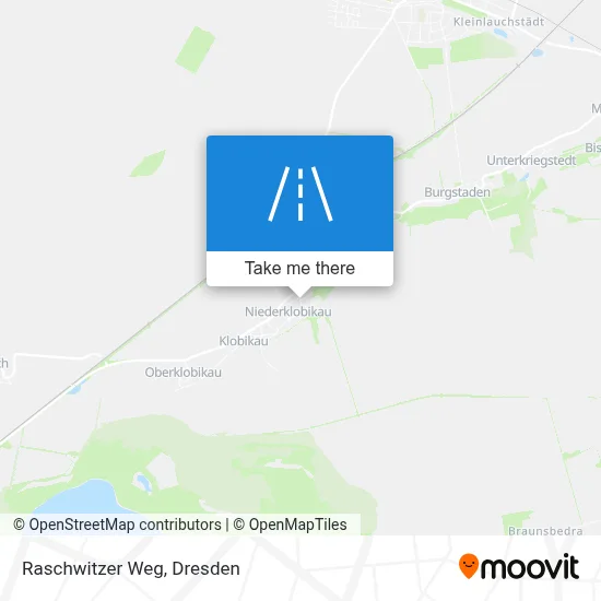 Raschwitzer Weg map