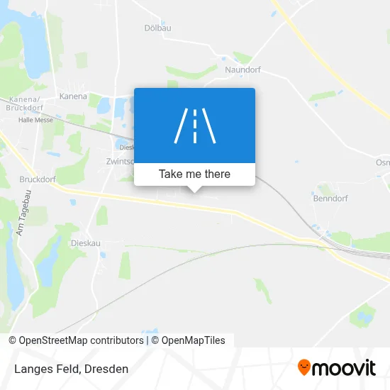 Langes Feld map