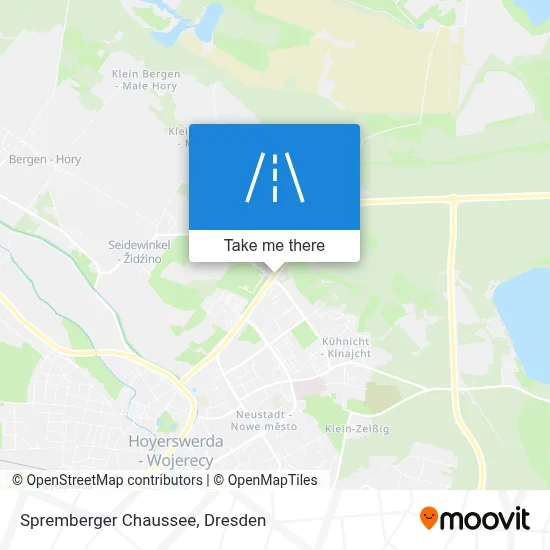 Spremberger Chaussee map
