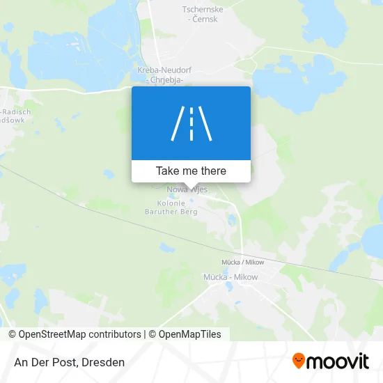 An Der Post map