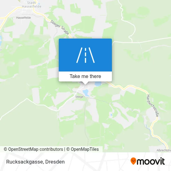 Rucksackgasse map