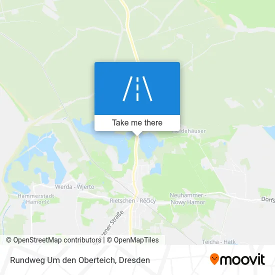 Rundweg Um den Oberteich map