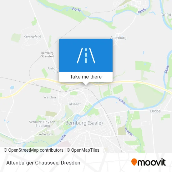 Altenburger Chaussee map