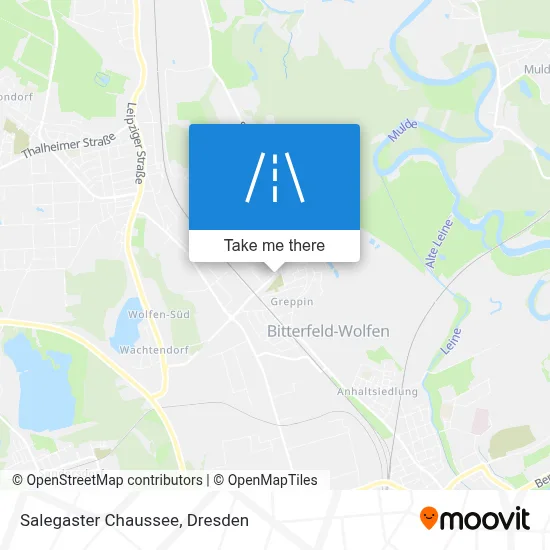Salegaster Chaussee map