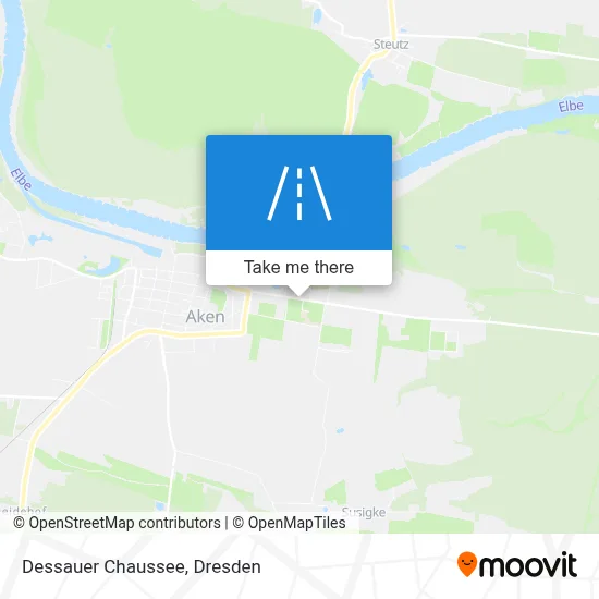 Dessauer Chaussee map
