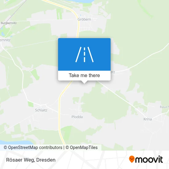Rösaer Weg map