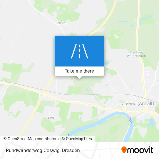 Rundwanderweg Coswig map