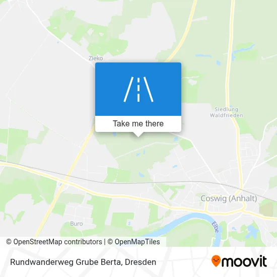 Rundwanderweg Grube Berta map