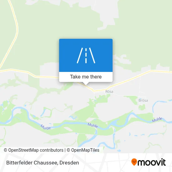 Bitterfelder Chaussee map