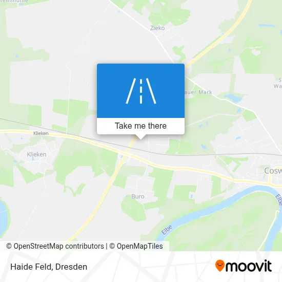 Haide Feld map