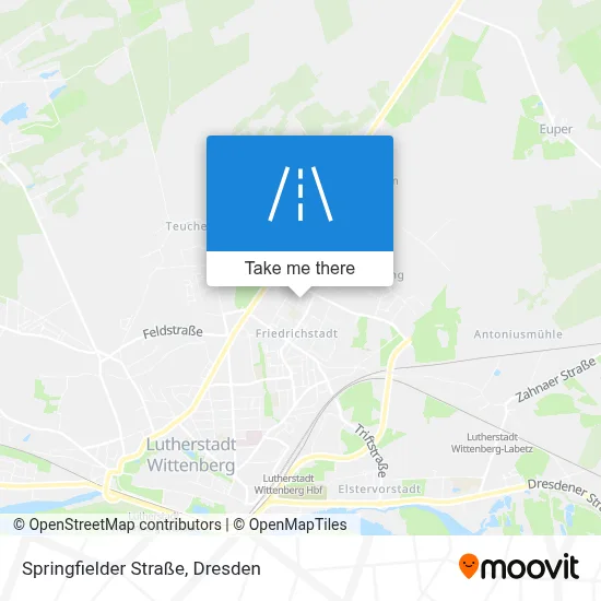 Springfielder Straße map