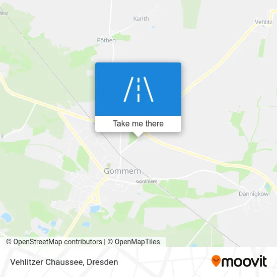 Vehlitzer Chaussee map