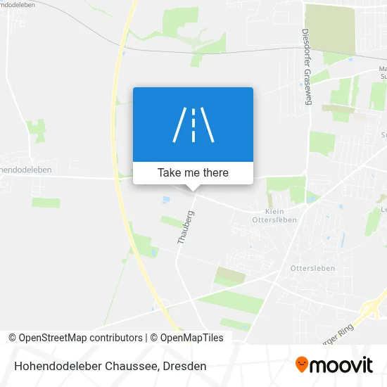 Hohendodeleber Chaussee map