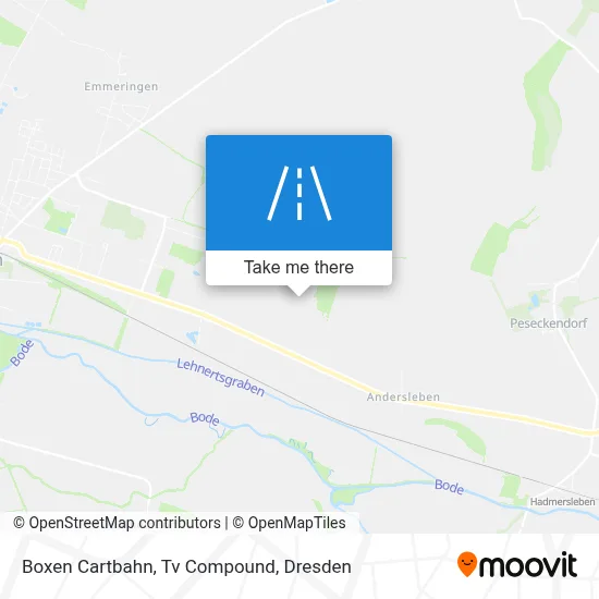 Boxen Cartbahn, Tv Compound map
