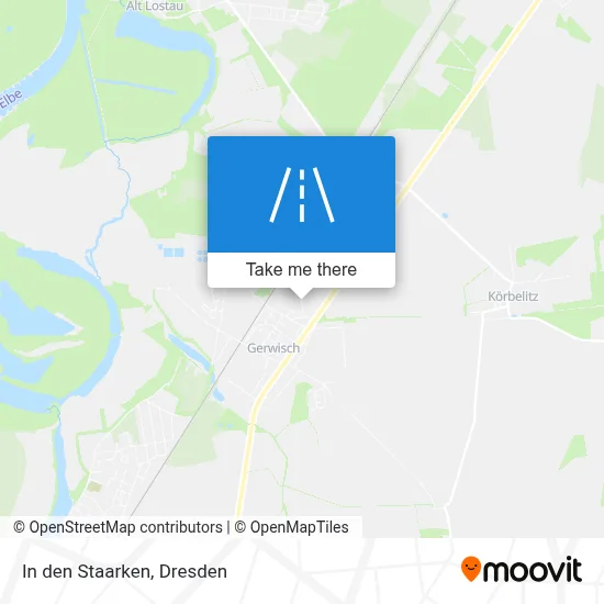 In den Staarken map