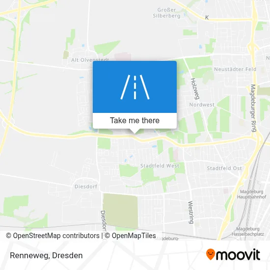 Renneweg map