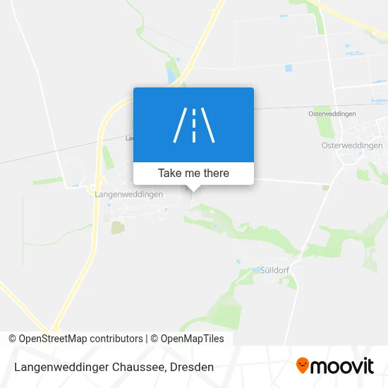 Langenweddinger Chaussee map