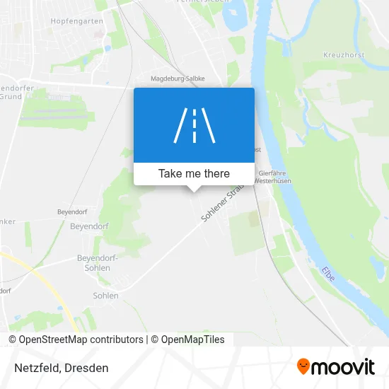 Netzfeld map