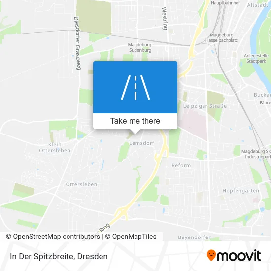 In Der Spitzbreite map