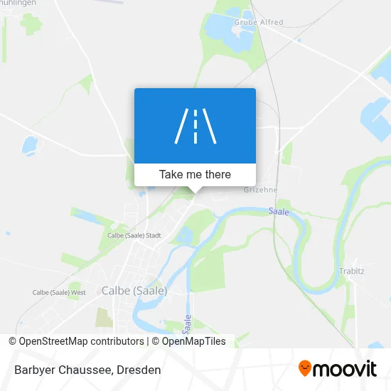Barbyer Chaussee map