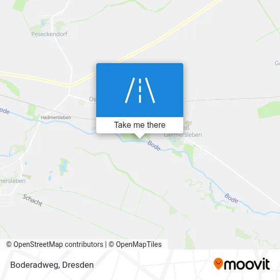 Boderadweg map