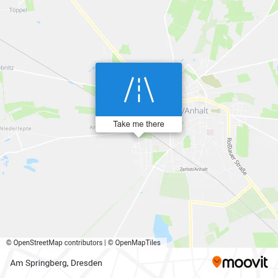Am Springberg map
