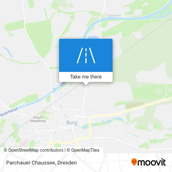 Parchauer Chaussee map