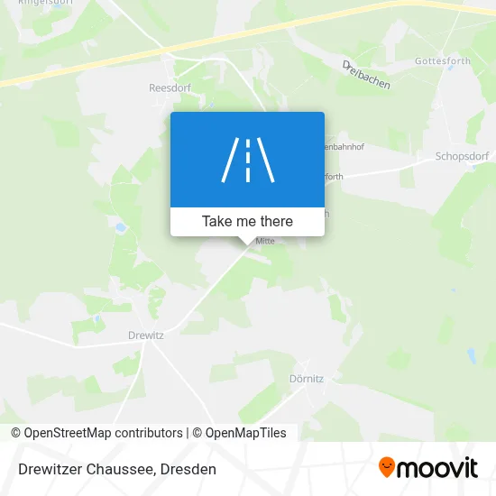 Drewitzer Chaussee map