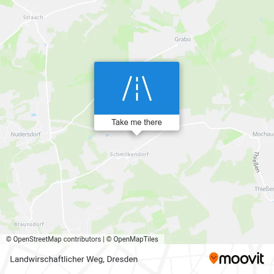 Landwirschaftlicher Weg map