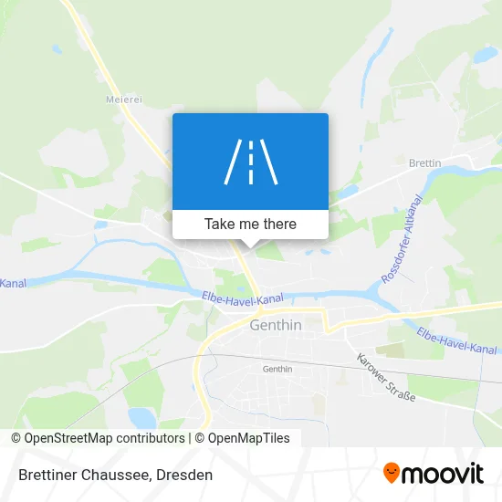 Brettiner Chaussee map