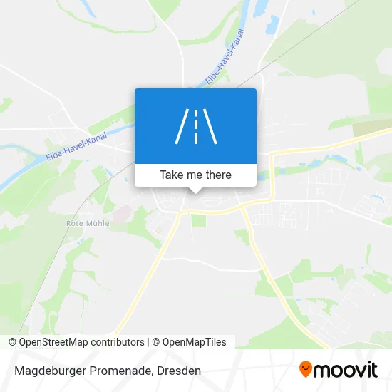 Magdeburger Promenade map