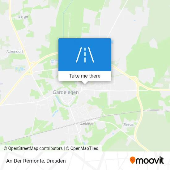An Der Remonte map