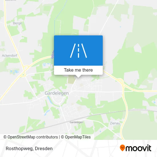 Rosthopweg map