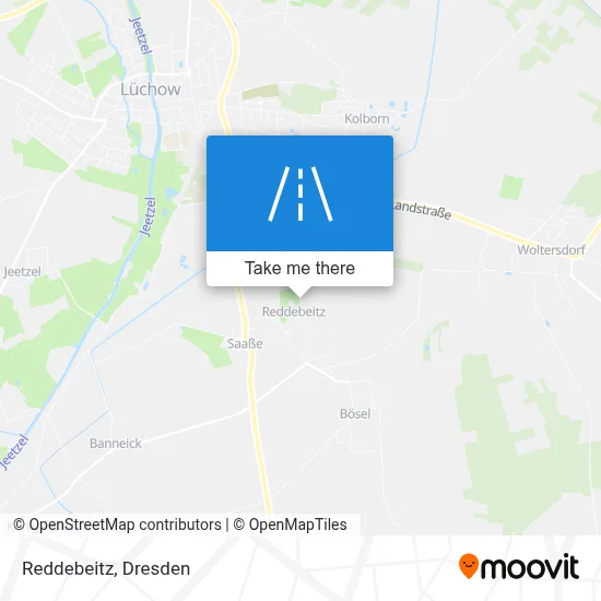 Reddebeitz map