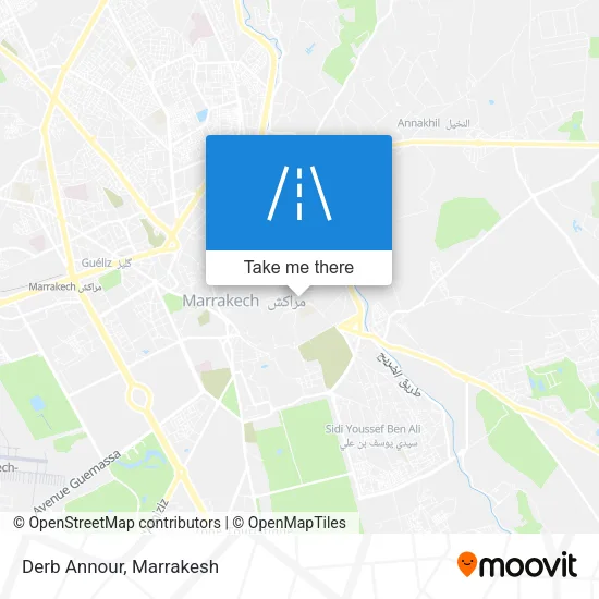 Derb Annour map