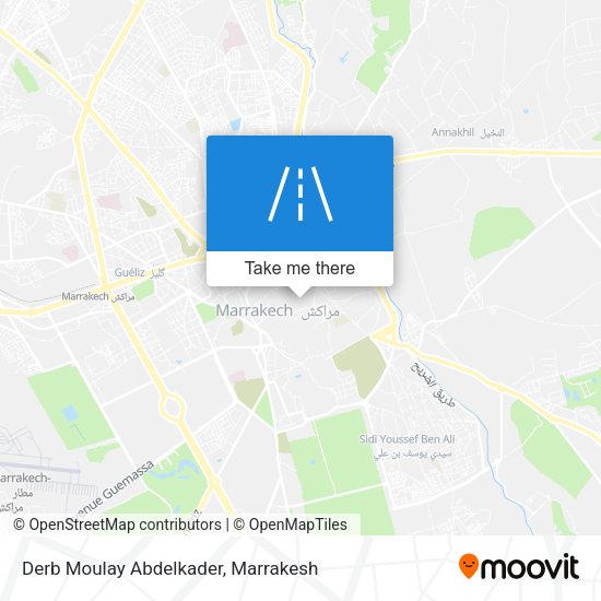 Derb Moulay Abdelkader map