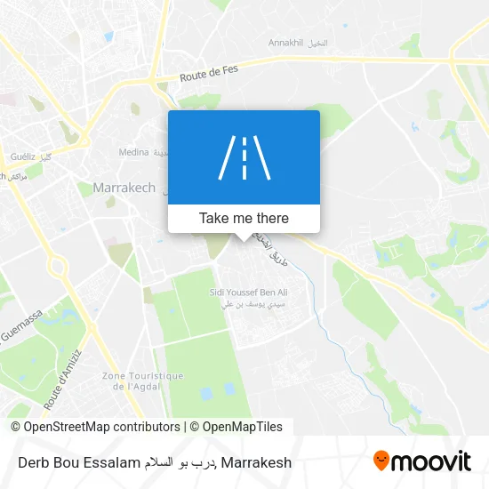 Derb Bou Essalam درب بو السلام map